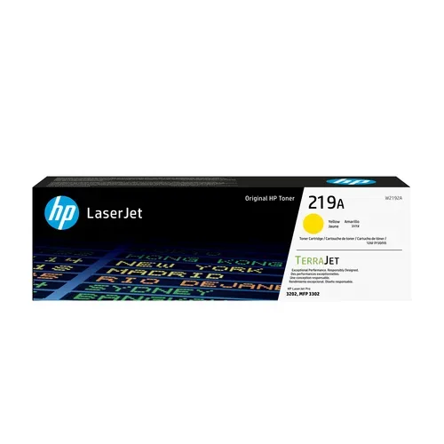 HP H219A Toner y - HP No. 219A, W2192A für z.B. HP Color LaserJet Pro MFP 3302 sdw, HP Color LaserJet Pro 3202 dn
