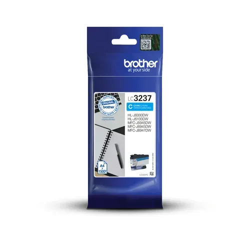 Brother B3237/3239 Druckerpatronen cyan - Brother LC3237C für z.B. Brother MFCJ 6947 DW, Brother HLJ 6000 DW, Brother HLJ 6100 DW