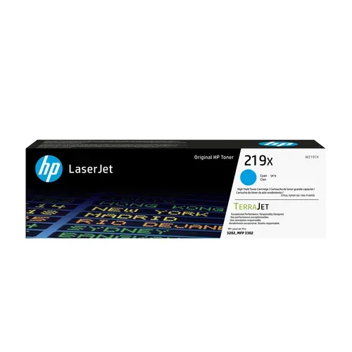 HP H219X Toner XL c - HP No. 219X, W2191X für z.B. HP Color LaserJet Pro MFP 3302 sdw, HP Color LaserJet Pro 3202 dn