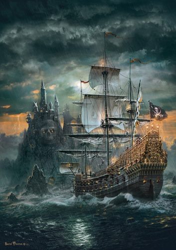 Puzzle Piratenschiff 1500 tlg.