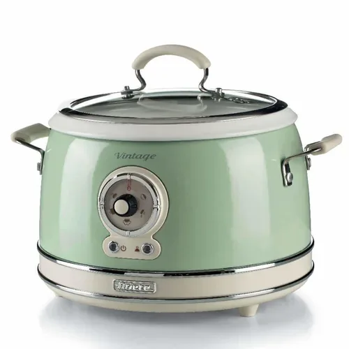 Ariete, HOME & LIVING, Reiskocher - Vintage - GrÃ¼n, Produkte & Wohnen, Household & Kitchen, KÃ¼chenkleingerÃ¤te, Dampfgarer + Reiskocher