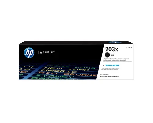 HP Toner-Modul 203X schwarz CF540X CLJ Pro M254/MFP M280 3200 S.