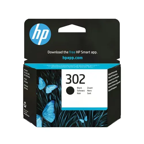 HP H302bk Druckerpatronen bk - HP No. 302 bk, F6U66AE für z.B. HP Envy 4524 e-All-in-One, HP OfficeJet 5232, HP Envy 4528 e-All-in-One, HP Envy 4520