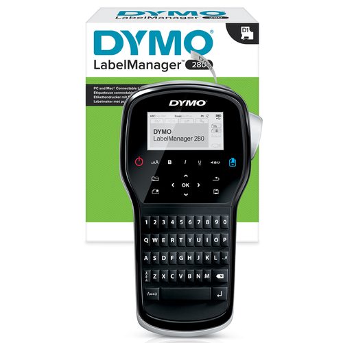DYMO Beschriftungsgerät LabelManager 280 Schriftbandbreiten 9 / 12 mm