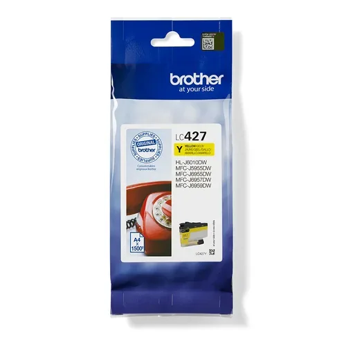 BROTHER Tintenpatrone yellow LC-427Y MFC-J5955 1500 Seiten