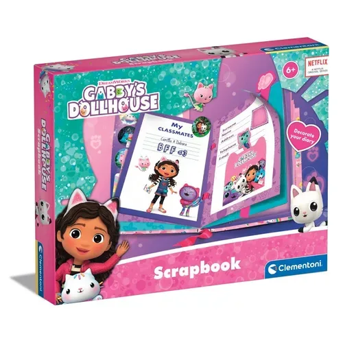 Clementoni - Gabby's Dollhouse Scrapbook-Set, One Size