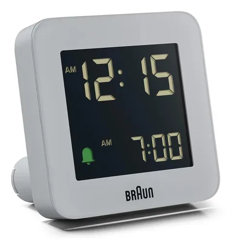 Braun - Digitalwecker, 75mm, Grau