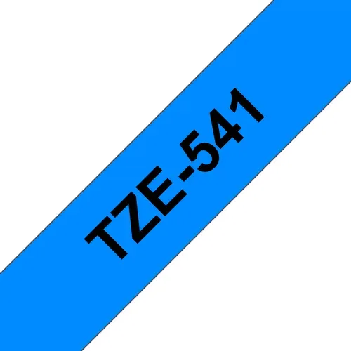 PTOUCH Band, laminiert schwarz/blau TZe-541 PT-2450DX 18 mm