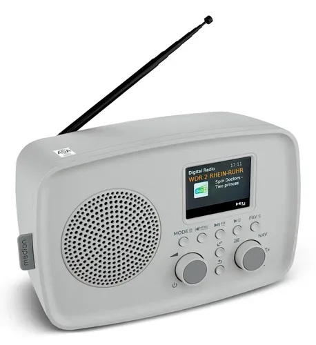 MEDION LIFE DAB+ Radio DRE-1 (MD89288), Bluetooth® 5.3 wireless technology, ASA-Notfallwarnsystem, 2,4