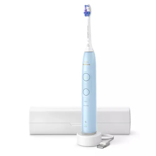 Philips Sonicare 6100 elektrische Schallzahnbürste Hx7406/02 hellblau