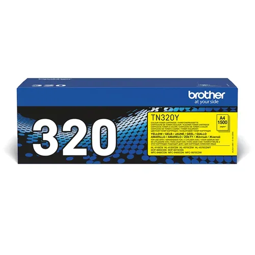 Brother B320Y Toner ye - Brother TN-320Y für z.B. Brother DCP -9055 CDN, Brother DCP -9270 CDN, Brother HL -4100, Brother HL -4140 CN