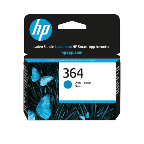 HP H364c Druckerpatronen cy - HP No. 364 c, CB318EE für z.B. HP PhotoSmart eStation C 510, HP DeskJet 3070, HP PhotoSmart 7520 e All-in-One