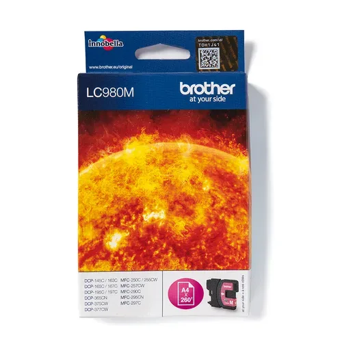 BROTHER Tintenpatrone magenta LC-980M DCP-165C 260 Seiten