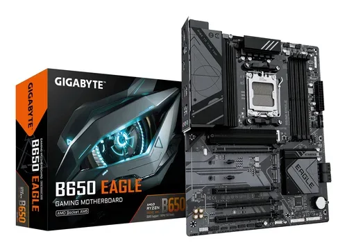 Gigabyte B650 EAGLE Mainboard Sockel (PC) AMD® AM5 Formfaktor (Details) ATX Mainboard-Chipsatz AMD® B650