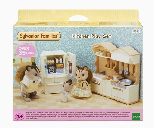Sylvanian Families - Landhaus Küche mit Kühlschrank, Multicolor