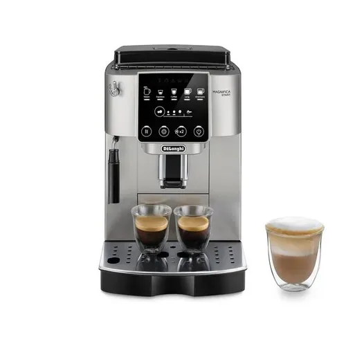 De'Longhi Kaffeevollautomat Magnifica Start ECAM 220.30.SB, für Bohnen/Pulver, 1450 W, bis 1,8 l/250 g, Milchaufschäumer, silber-schwarz