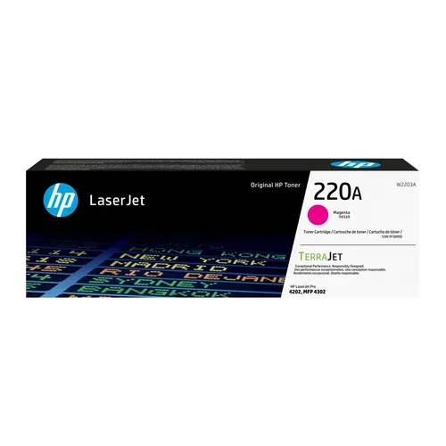 HP Toner-Modul 220A magenta W2203A CLJ Pro 4202/MFP 4302 1800 S.