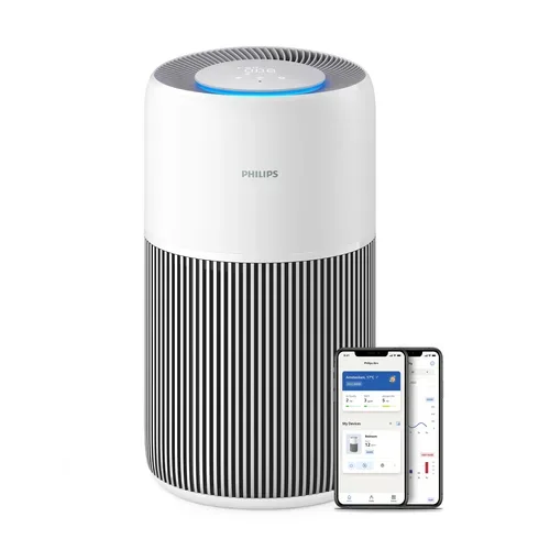 PHILIPS AC2220/10 Luftreiniger Weiss (28 W, Raumgröße: 109 m², HEPA-, Aktivkohle-, Vorfilter)