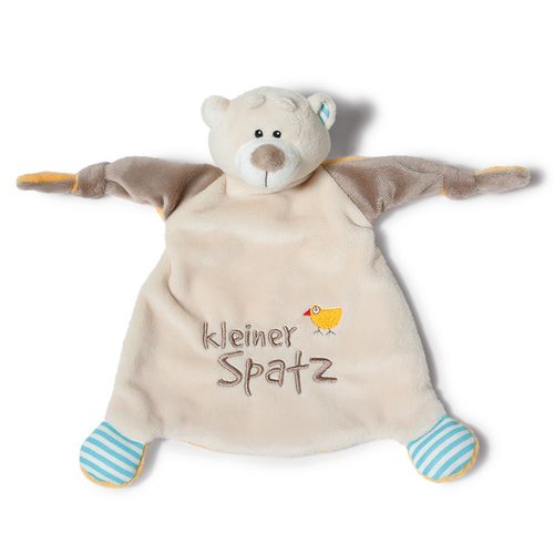 Nici My First Schmusetuch Bär kleiner Spatz 40041 - beige
