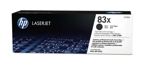 HP H83X Toner XL bk - HP No. 83X, CF283X für z.B. HP LaserJet Pro MFP M 225 dw, HP LaserJet Pro MFP M 201 dw, HP LaserJet Pro MFP M 201 n