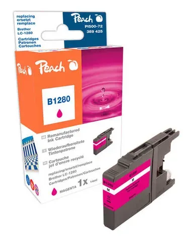 Peach B1280 XLM Druckerpatrone XL ma ersetzt Brother LC-1280XLM für z.B. Brother MFCJ 5910 DW, Brother MFCJ 6510 DW, Brother MFCJ 6710 DW