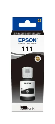 Epson E111bk Druckerpatronen schwarz - Epson No. 111 bk, C13T03M140 für z.B. Epson EcoTank ETM 1100, Epson EcoTank ETM 1120, Epson EcoTank ETM 1140