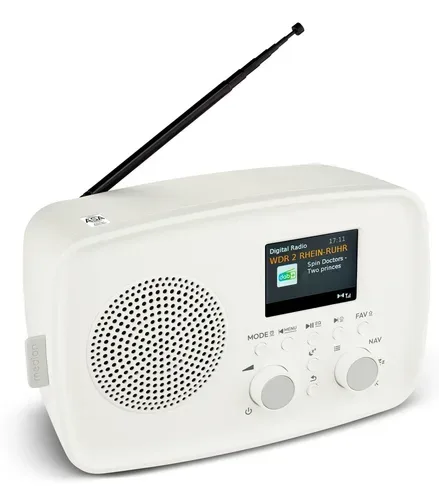 MEDION LIFE DAB+ Radio DRE-1 (MD89288), Bluetooth® 5.3 wireless technology, ASA-Notfallwarnsystem, 2,4