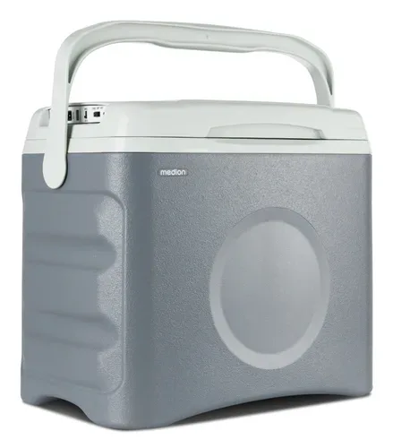 MEDION LIFE® Thermoelektrische Kühlbox MD 10735, Kühl- und Warmhaltefunktion, 25 L Kapazität, 12V-, 230V- und USB-Anschlüsse zur Stromversorgung