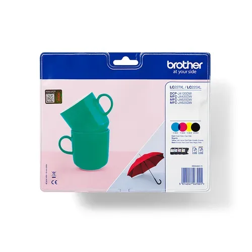 BROTHER Valuepack Tinte CMYBK LC-227XLVALB MFC-J4620DW 1200 Seiten