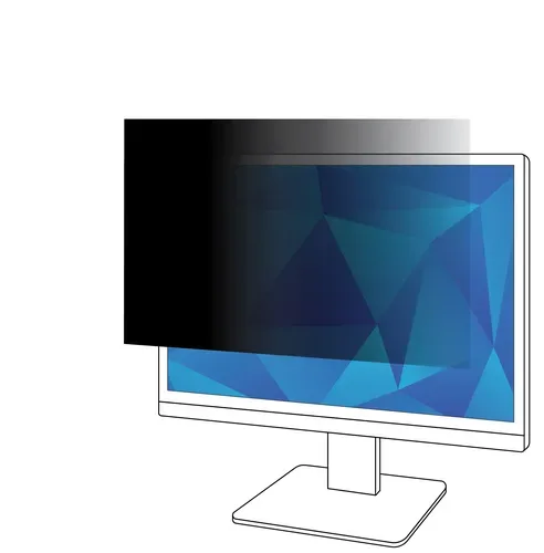 3M -  Desktop Privacy Filter PF240W1B Format 16:10 518.9x324.5mm, Schwarz, 24