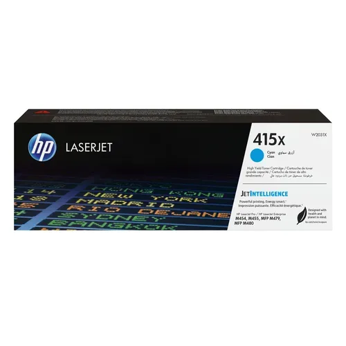 HP Toner-Modul 415X cyan W2031X CLJ Pro M454/MFP M479 6000 S.