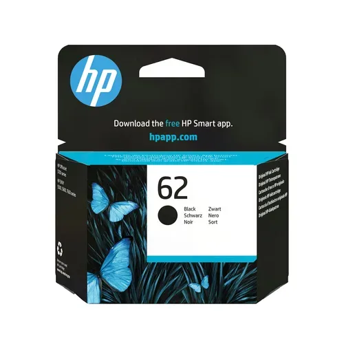 HP H62bk Druckerpatronen bk - HP No. 62 bk, C2P04AE für z.B. HP Envy 5644 e-All-in-One, HP Envy 5640 e-All-in-One, HP OfficeJet 5740, HP Envy 5540