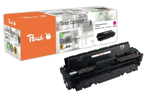 Peach HP 410 XM Toner XL ma ersetzt HP No. 410X M, CF413X für z.B. HP Color LaserJet Pro MFP M 477 fnw, HP Color LaserJet Pro MFP M 377 dw