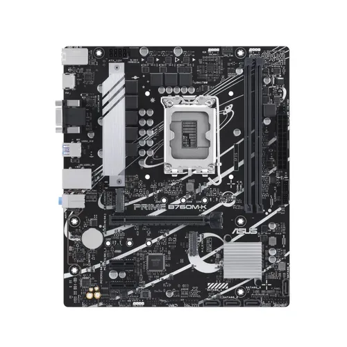 Asus PRIME B760M-K Mainboard Sockel (PC) Intel® LGA 1700 Formfaktor (Details) Micro-ATX Mainboard-Chipsatz Intel® B760