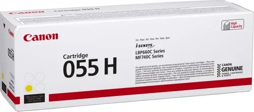 Canon H055Hy Toner XL y - Canon CRG-055H y, 3017C002 für z.B. Canon iSENSYS LBP -660, Canon iSENSYS LBP -662 Cdw, Canon iSENSYS LBP -663 Cdw