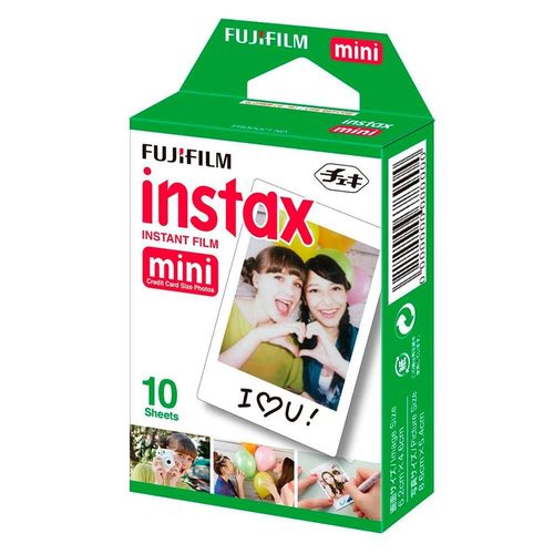 Fujifilm Instax Mini 10 Stücke - Instant Film (Weiss)