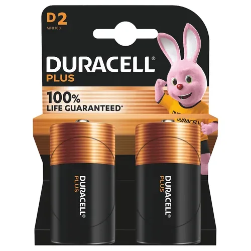 Duracell - Plus, Alkaline-Bat.,2Stk, D(LR20)