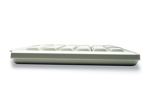 CHERRY Compact-Keyboard G84-4400 PS2-Tastatur Deutsch, QWERTZ, Windows® Grau Integrierter Trackball, Maustasten, 19