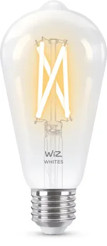 Leuchtmittel WiZ Glas E27 6.7 W - Farbe: Transparent - LED - Lichtfarbe: Extra warmweiss - Helles Neutralweiss - Leuchtmittel- LED Leuchtmittel