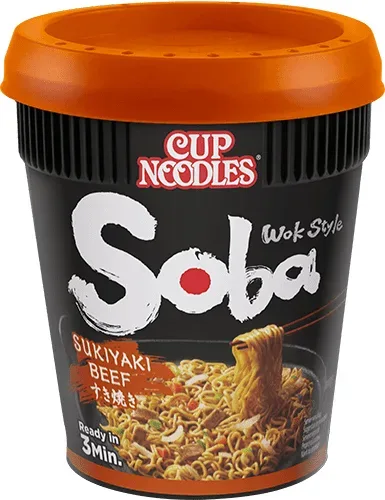 Nissin Cup Noodles Soba Sukiyaki Beef 89G