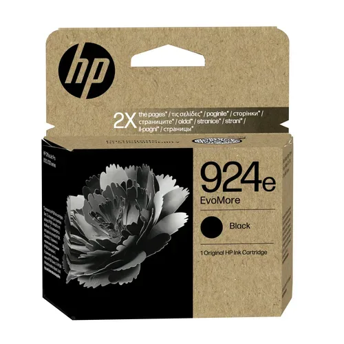 HP H924ebk Druckerpatronen XL bk - HP No. 924e bk, 4K0V0NE für z.B. HP OfficeJet Pro 8120 e, HP OfficeJet Pro 8120, HP OfficeJet Pro 8122 e