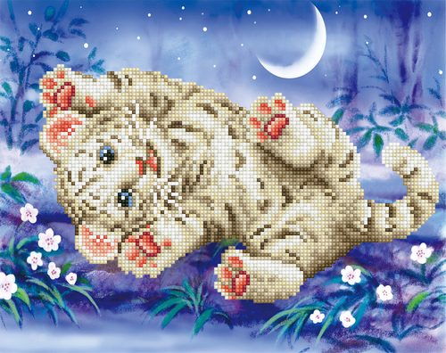 Diamond Dotz Baby Tiger 35,5x27,9cm