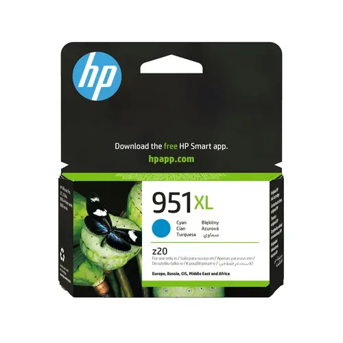 HP H951XLc Druckerpatronen XL cy - HP No. 951XL c, CN046A für z.B. HP OfficeJet Pro 8600 Plus e-All-in-One, HP OfficeJet Pro 8100 ePrinter