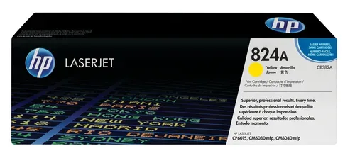 HP H824AY Toner ye - HP No. 824A Y, CB382A für z.B. HP Color LaserJet CM 6030 F MFP, HP Color LaserJet CM 6030 MFP, HP Color LaserJet CP 6000