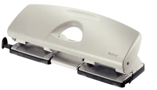 LEITZ Doppellocher 4/1.6mm 50220085 grau, 16 Blatt A6-A4