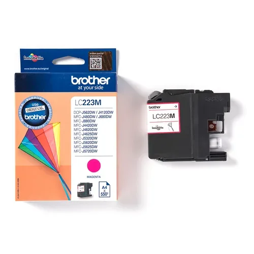BROTHER Tintenpatrone magenta LC-223M MFC-J5620DW 550 Seiten