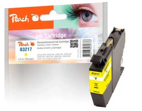 Peach B3217 Y Druckerpatrone ye ersetzt Brother LC-3217Y für z.B. Brother MFCJ 5330 DW, Brother MFCJ 5335 DW, Brother MFCJ 5730 DW