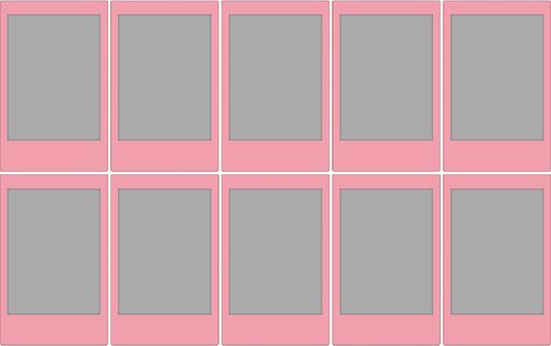Fujifilm Instax Mini Pink Lemonade 10S - Colorfilm (Weiss)