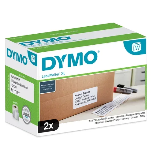 Dymo - LW Versand-/Namensschild, Weiss, One Size