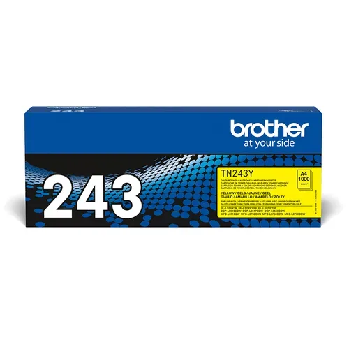 Brother B243Y Toner ye - Brother TN-243Y für z.B. Brother DCPL 3550 CDW, Brother MFCL 3730 CDN, Brother MFCL 3750 CDW, Brother DCPL 3510 CDW